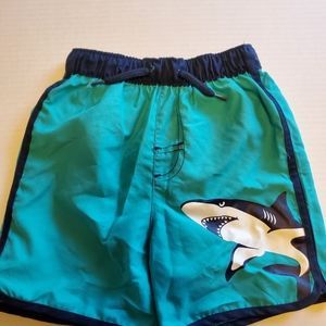 Shark swim trunks